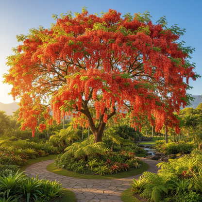 Colvillea Racemosa Seeds - Flamingo Tree Seeds for Garden