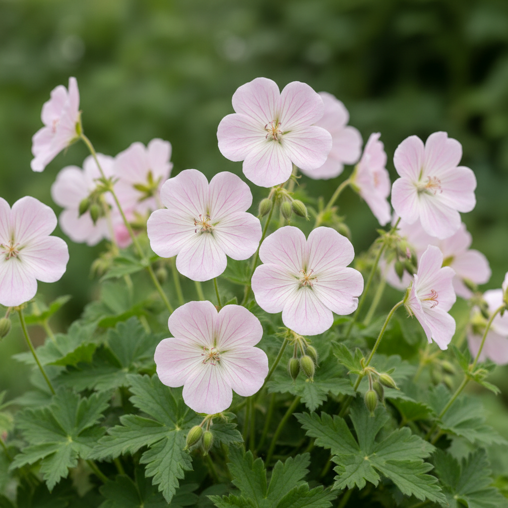 Geranium Pratense Pink Ghost Flower Seeds - Geranium Flower Seeds for Garden