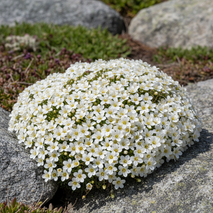 Erinus Alpinus Alba Flower Seeds - White Alpine Flower Seeds for Garden