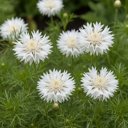 Centaurea Moschata White Flower Seeds – Fragrant Garden Blooms