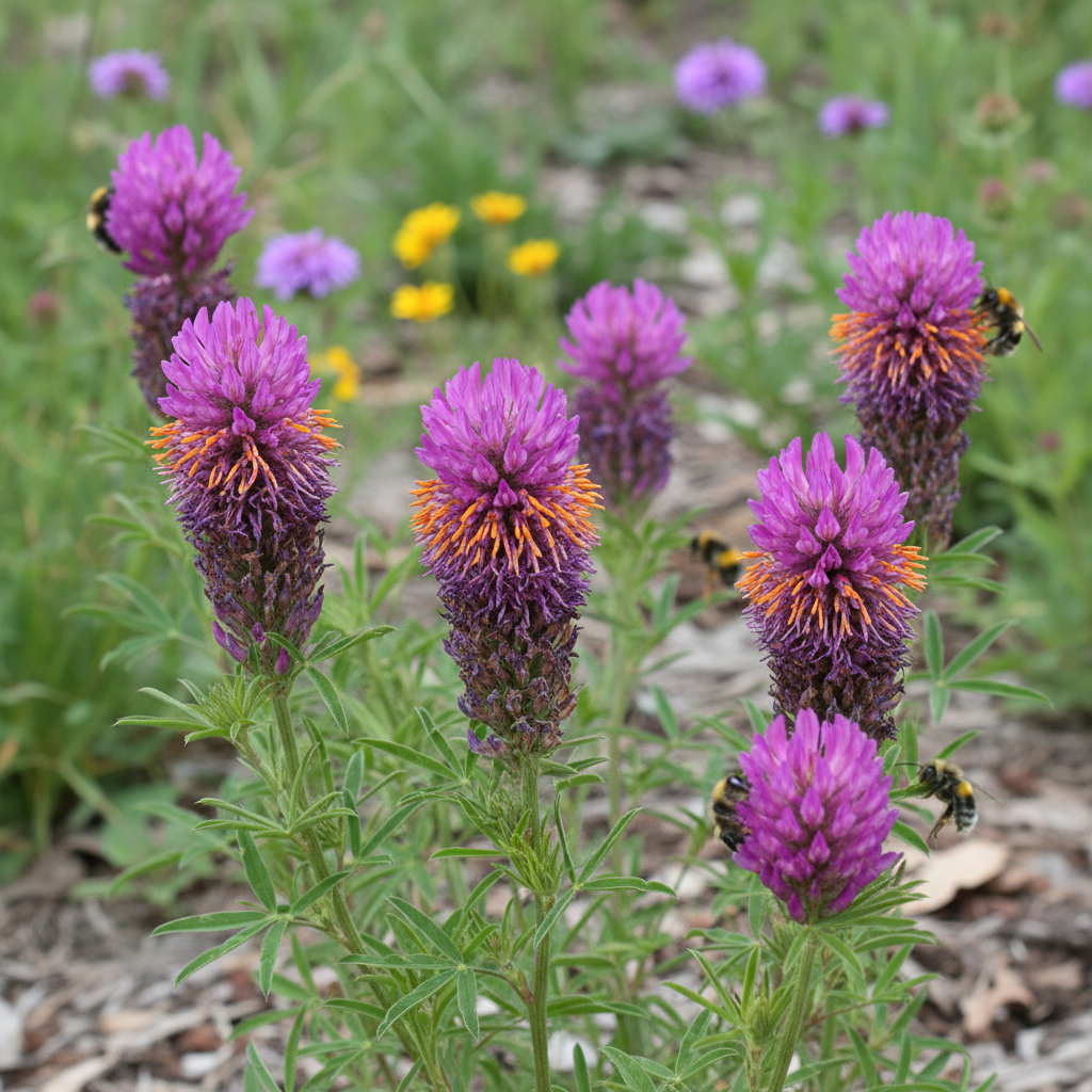 Purple Prairie Clover Seeds - Dalea Purpurea Flower Seeds for Garden