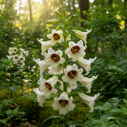 Cardiocrinum Giganteum Flower Seeds - Giant Himalayan Lily Flower Seeds for Garden