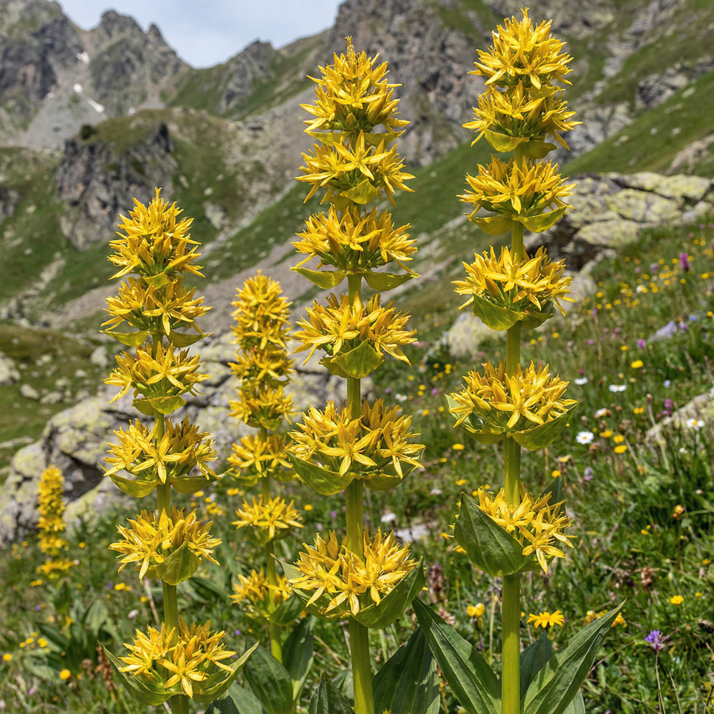 Gentiana Lutea Seeds - Gentian Flower Seeds for Garden