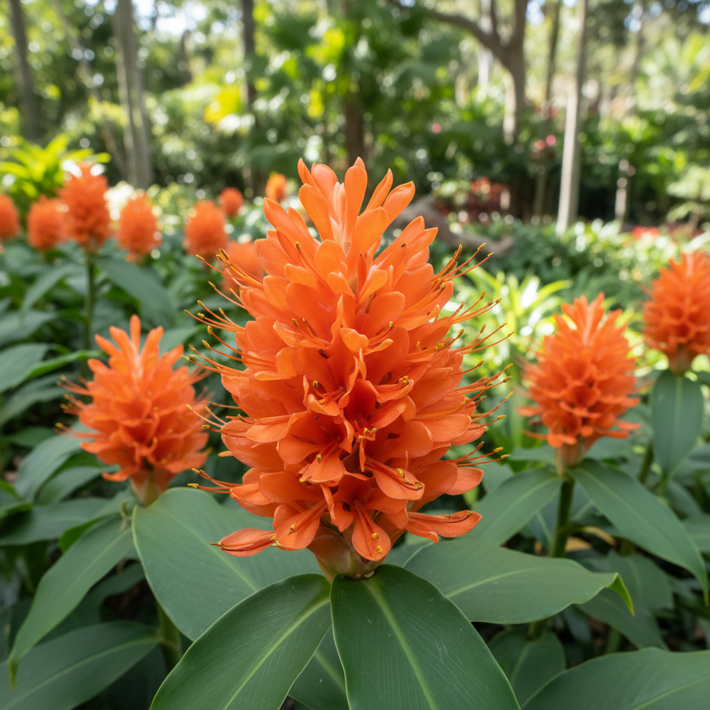 hedychium-densiflorum-assam-orange-seeds-exotic-fragrant-ginger-lily-blooms