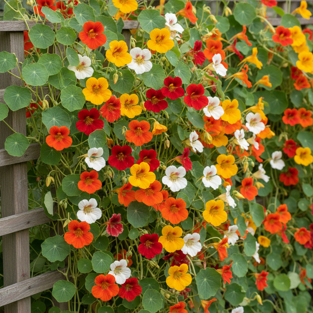 Nasturtium Climbing Mix Seeds - Nasturtium Flower Seeds for Garden
