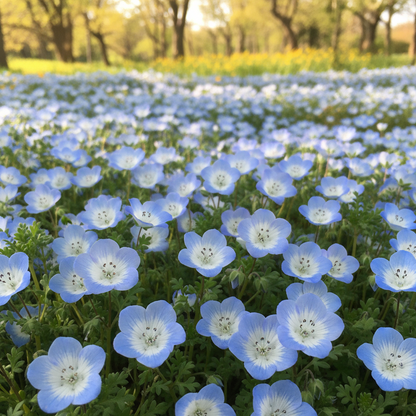 Nemophila Menziesii Seeds – Exquisite Spring Blooming Flower Seeds