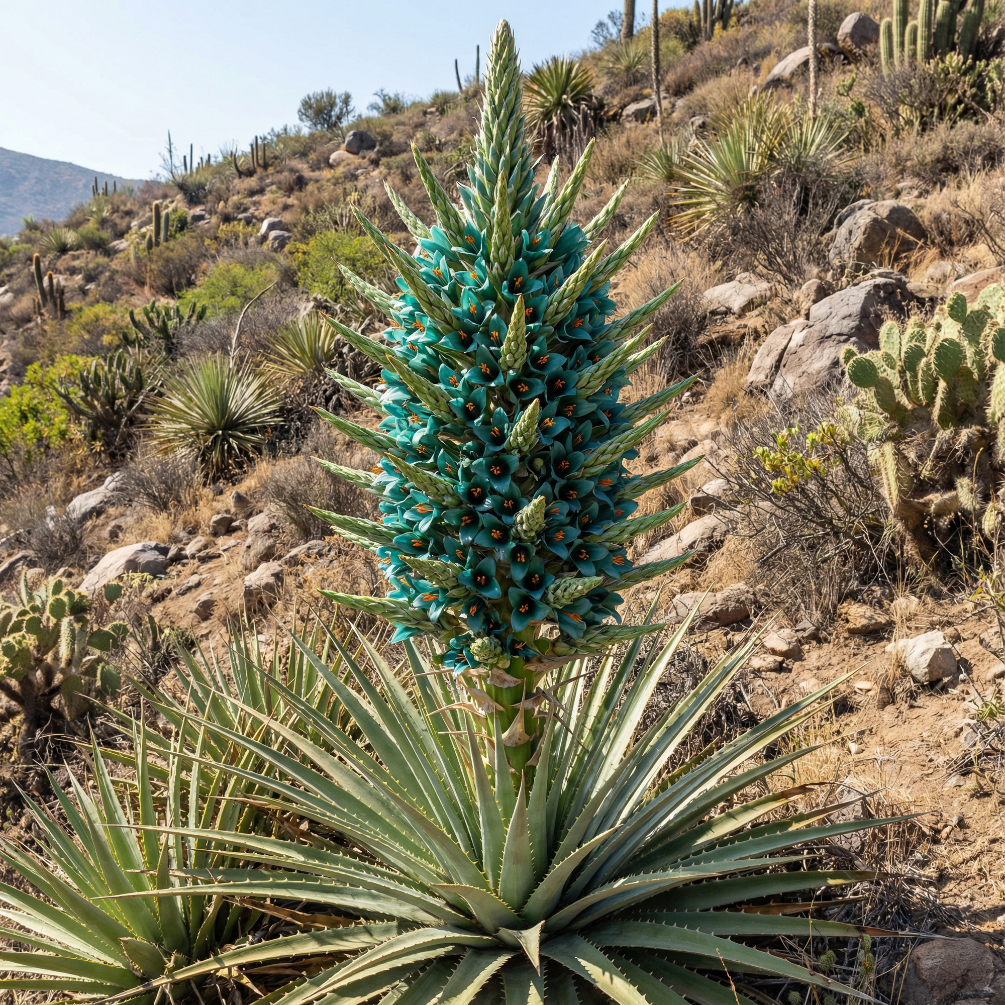 puya-chilensis-flower-seeds-for-garden-planting