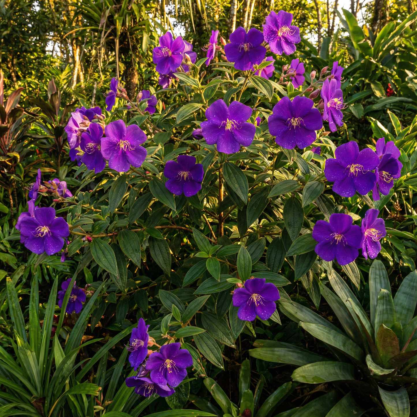 Tibouchina Fraterna Seeds for Garden Planting