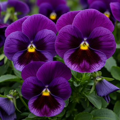 Purple Pansy Flower Seeds - Purple Pansy Flower Seeds for Garden