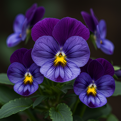 Purple Pansy Flower Seeds - Purple Pansy Flower Seeds for Garden