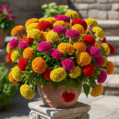 Celosia Cristata Mixed Flower Seeds for Garden Planting