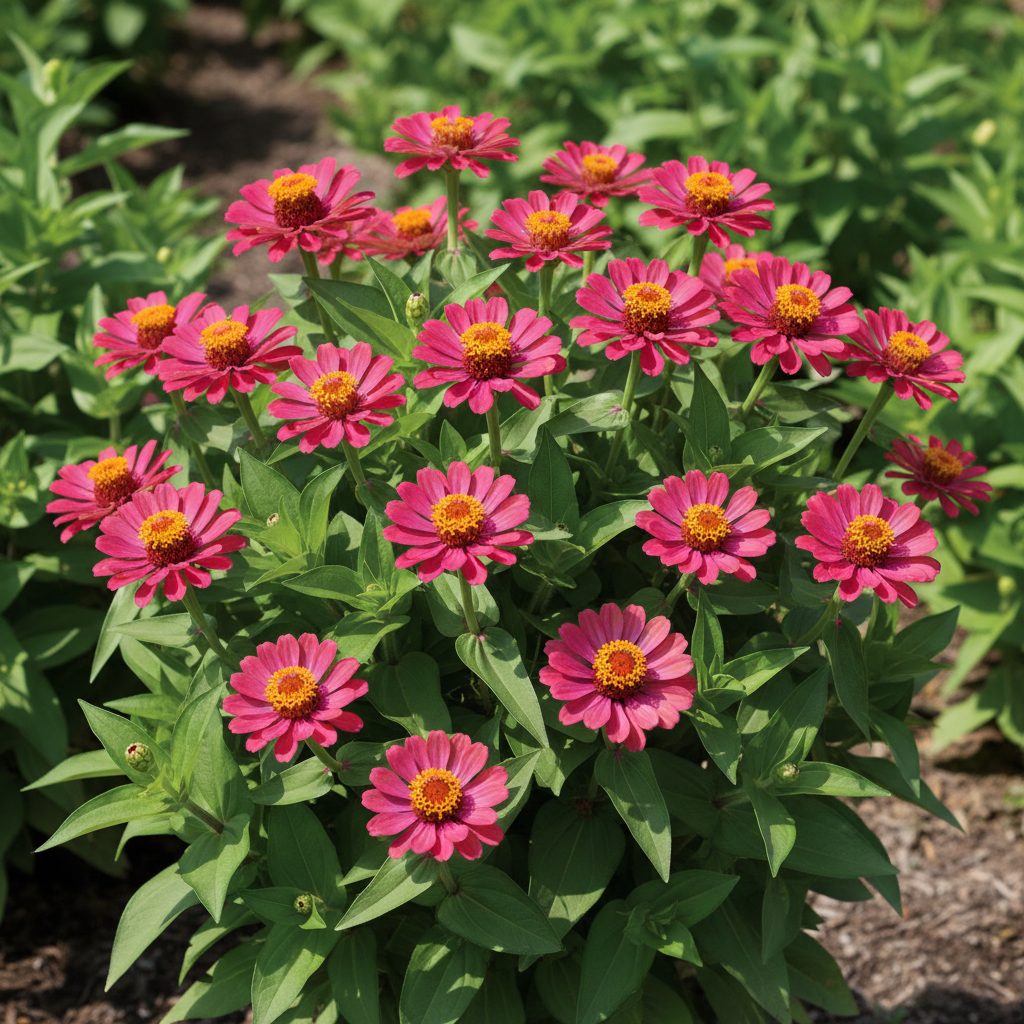 Zinnia Zahara Rose Flower Seeds for Garden Planting