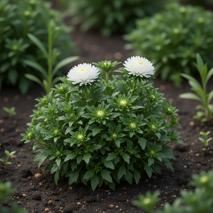 White Aster Flower Seeds for Garden Planting