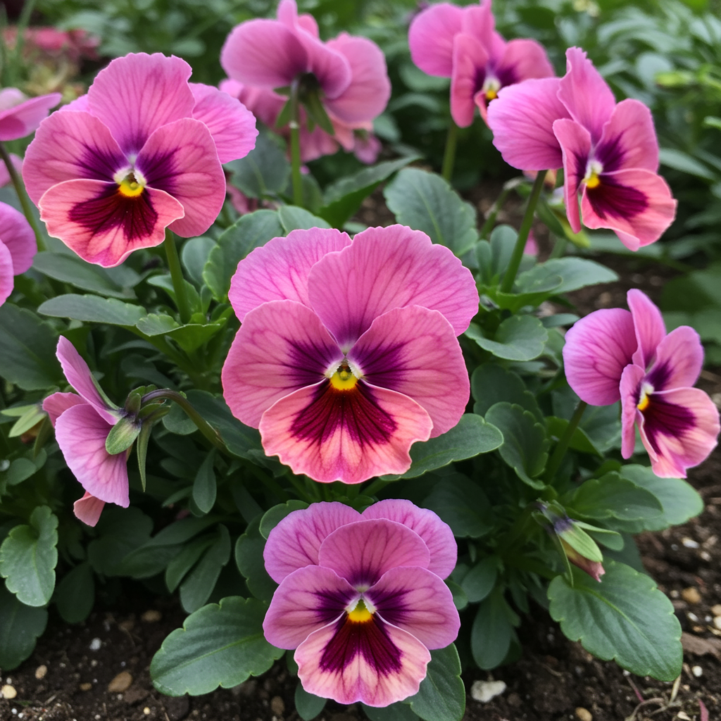 Pink Pansy Flower Seeds - Pink Pansy Flower Seeds for Garden