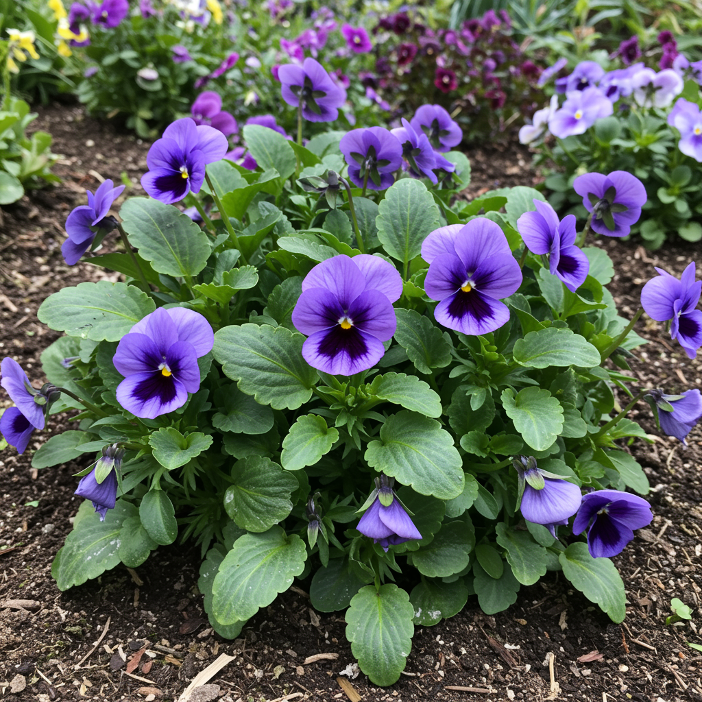 Purple Pansy Flower Seeds - Purple Pansy Flower Seeds for Garden