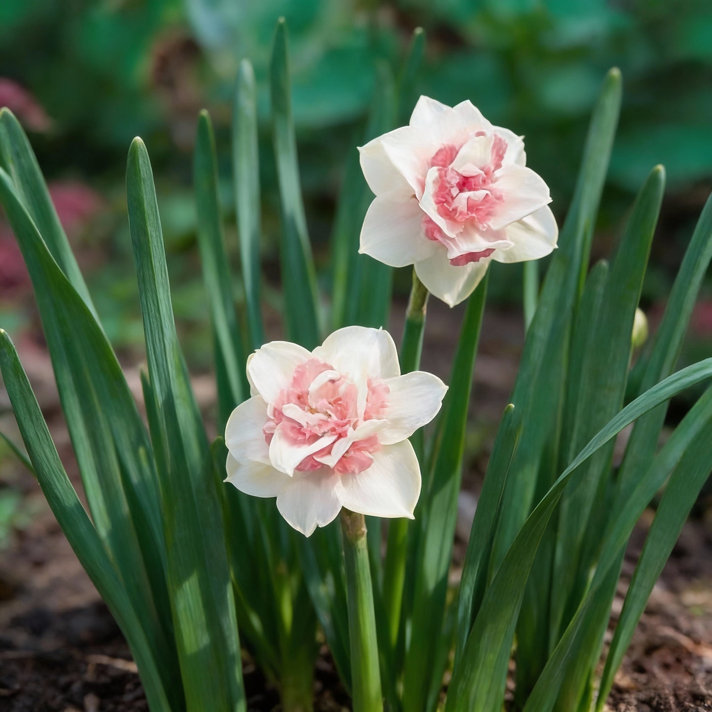 Narcissus Flower Seeds White and Pink Varieties for Garden Planting