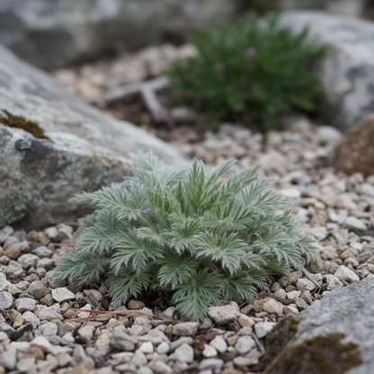 Pulsatilla Weisse Schwan Flower Seeds - White Pulsatilla Flower Seeds for Garden