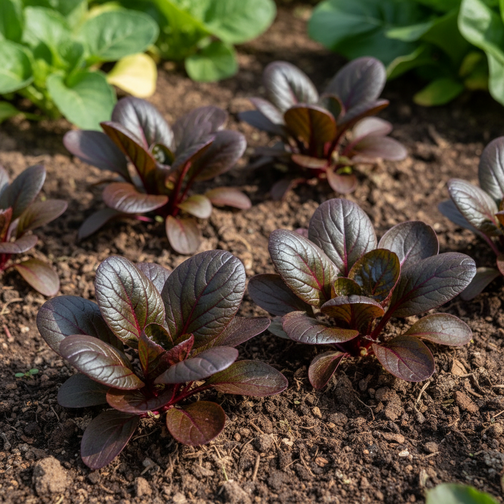 Tatsoi Red Seeds - Tatsoi Seeds for Home Garden
