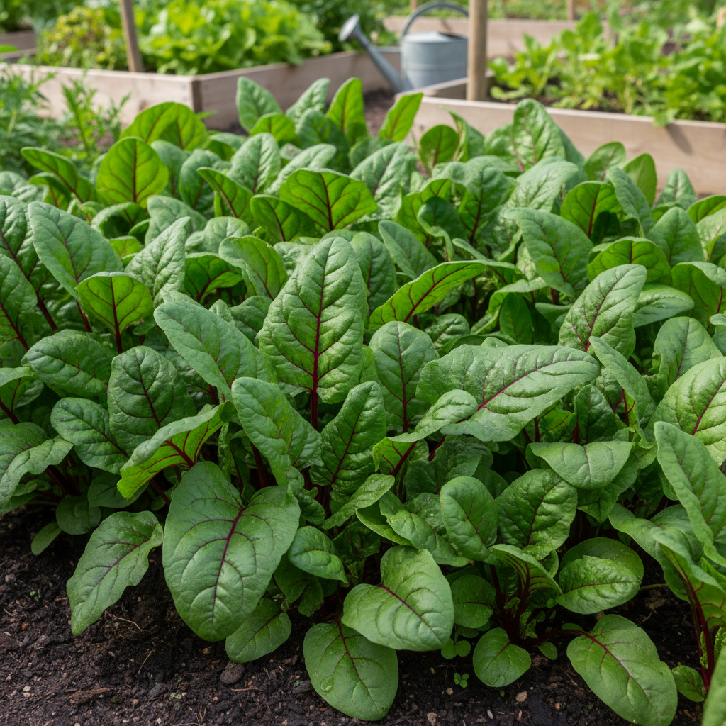 Red Cardinal Spinach Seeds – Vibrant Nutritious Leafy Greens