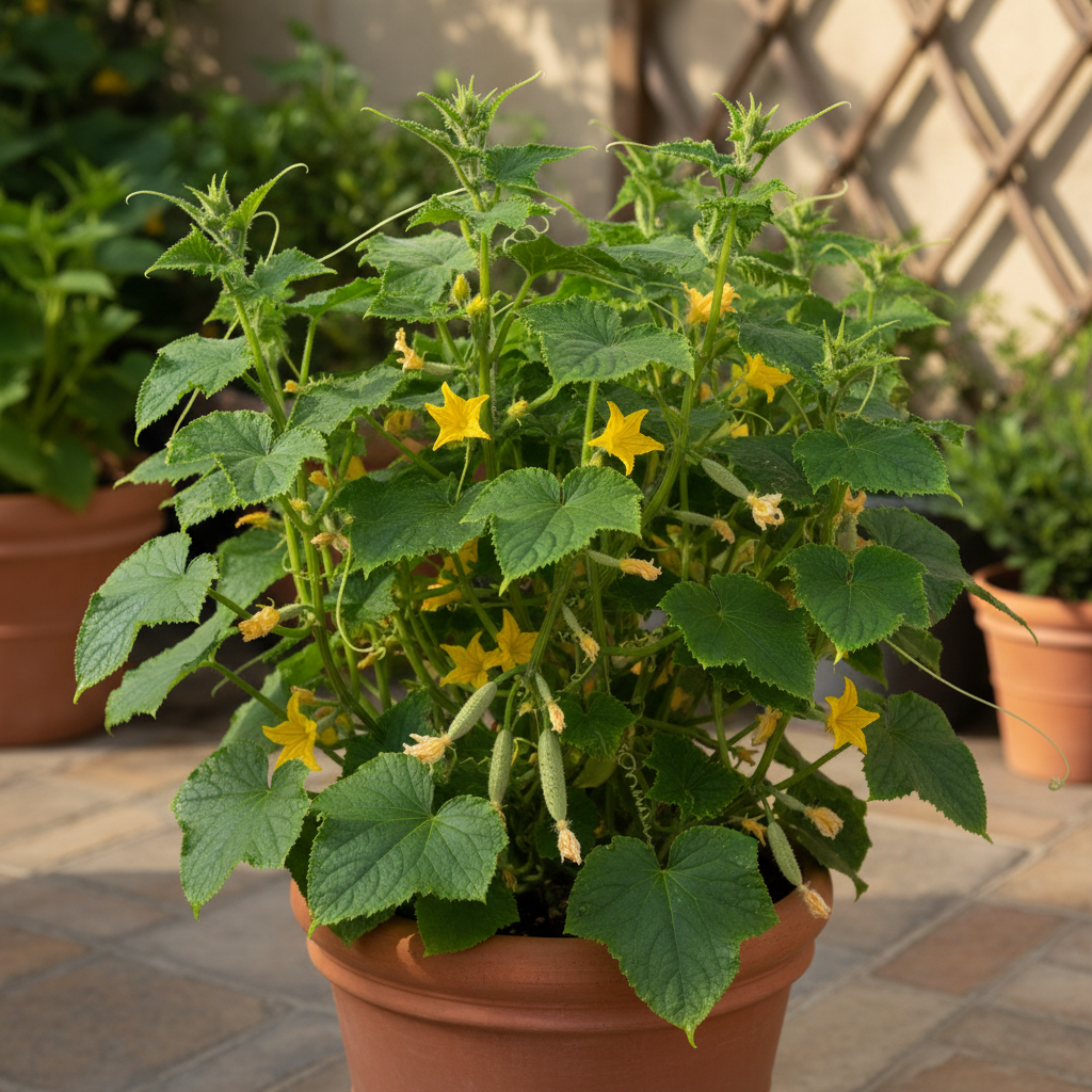 Patio Snacker Cucumber Seeds – Compact & High-Yielding