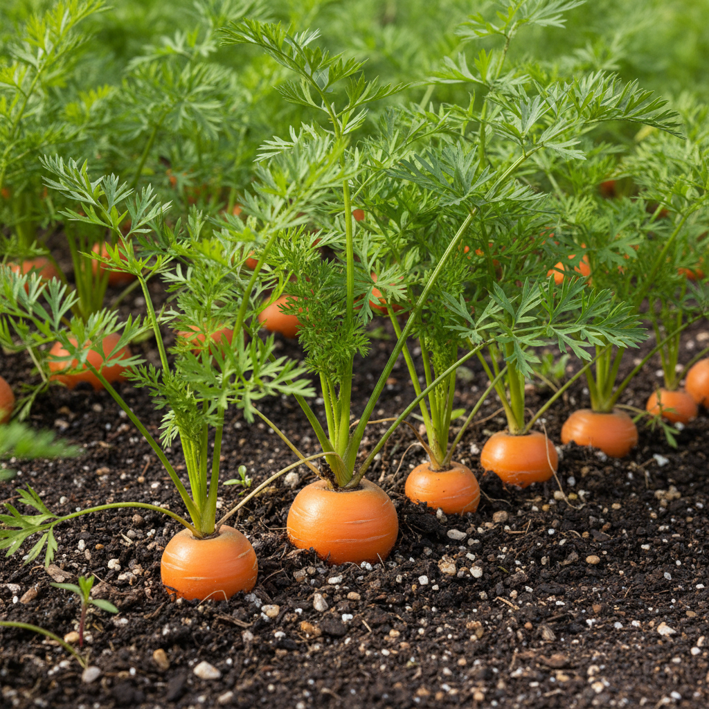 Thumbelina Carrot Seeds - Heirloom Mini Carrot Seeds for Home Garden