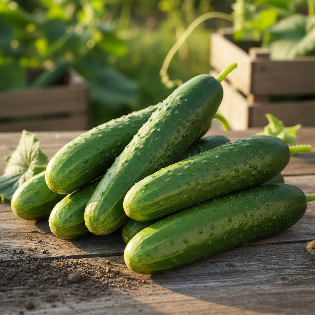 Tasty Green Cucumber Seeds – High-Yield, Crisp & Flavorful