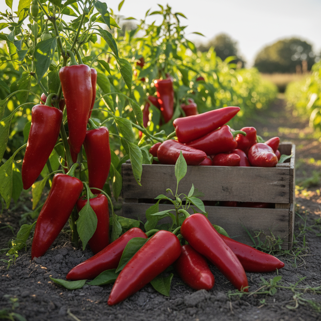 Carmen Bell Pepper Seeds for Home Gardening