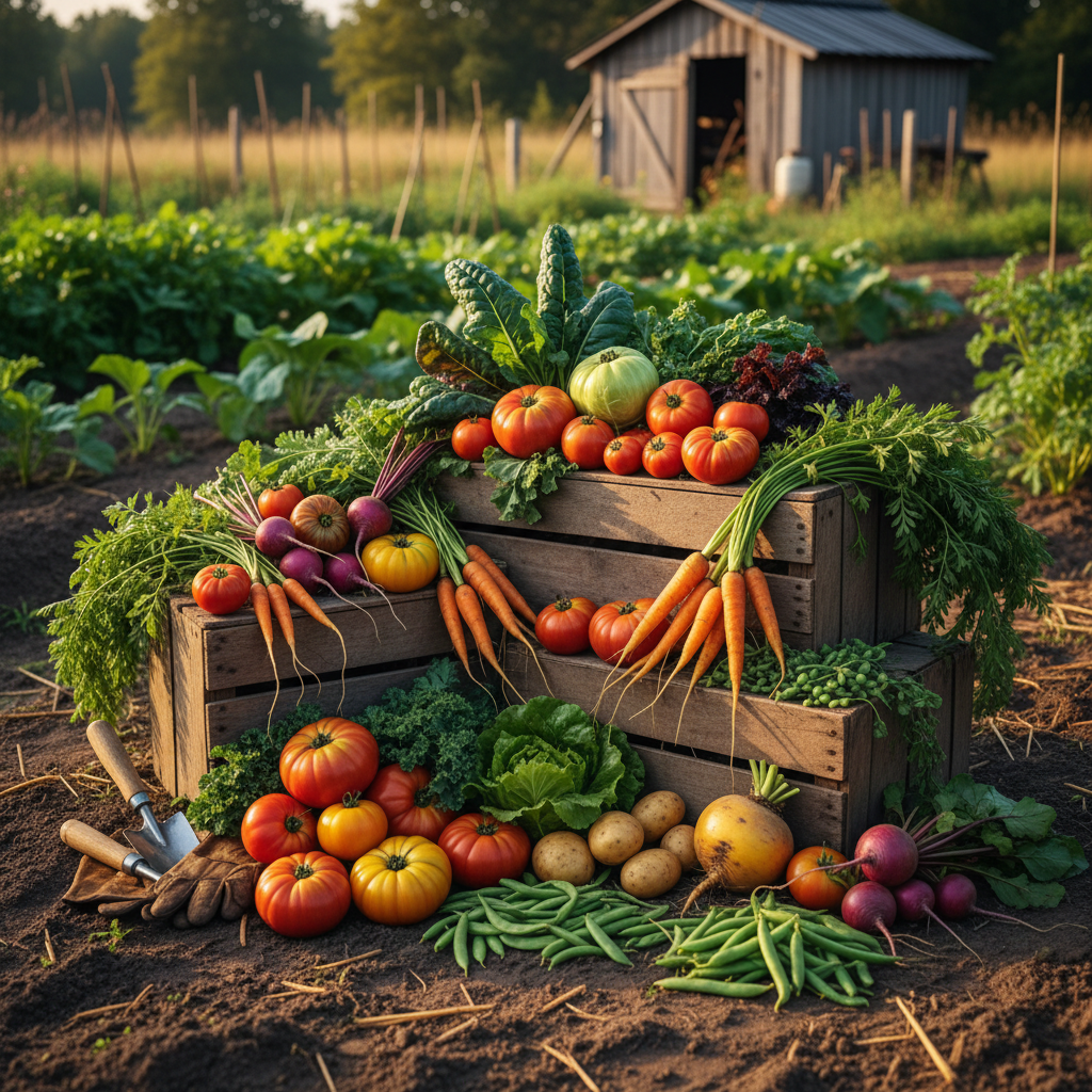 Survival Garden 9100 Non-GMO Heirloom Vegetable Seeds for Planting