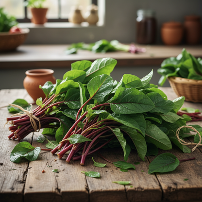 Spinach – Malabar (Ceylon) Red Seeds for Planting & Gardening