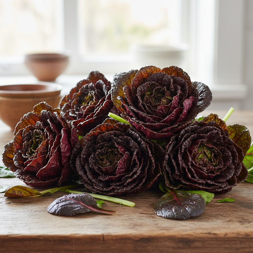 Tatsoi Red Seeds - Tatsoi Seeds for Home Garden