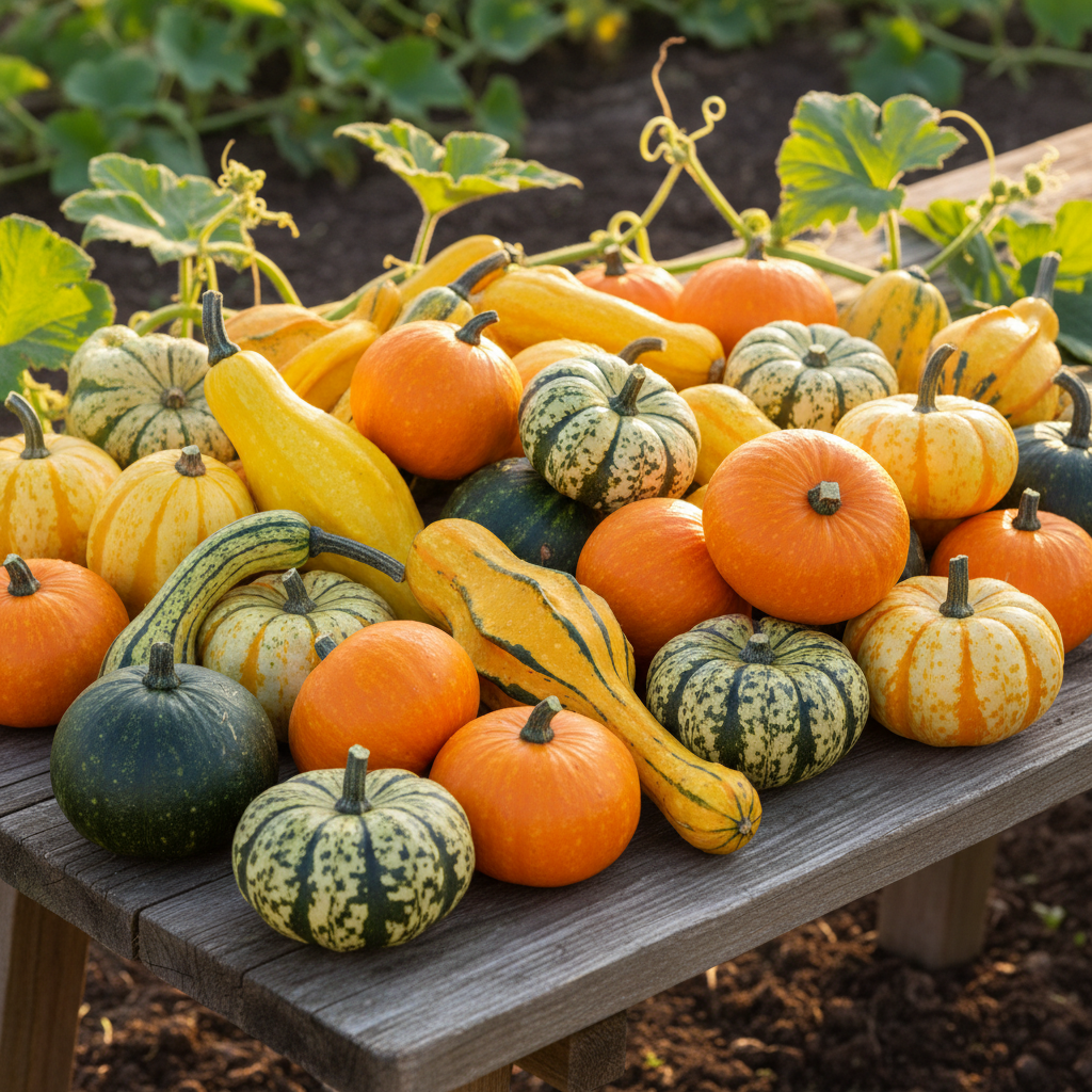 Mini Jourds Colorful Ornamental Gourd Mix Seeds | Decorative Mini Gourds for Home ...