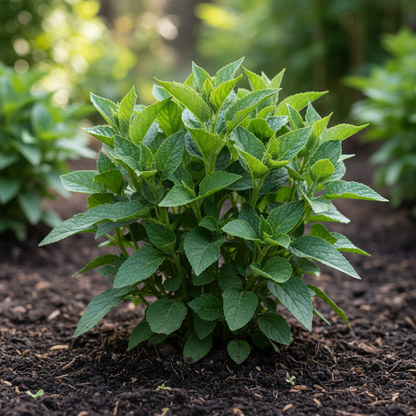 Striking Red Hydrangea Seeds for Planting – Deep Green Foliage