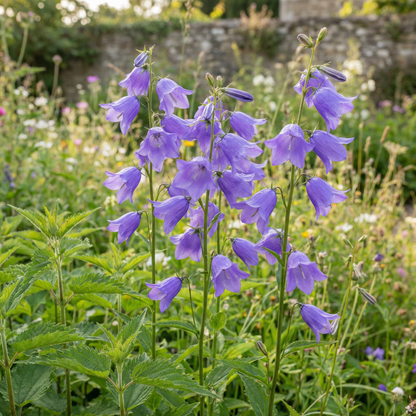 Bellflower Nettle-Leaved Flower Seeds for Planting – Hardy Perennial Blooms for Cottage & Pollinator Gardens