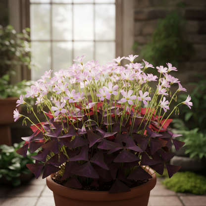 Oxalis Bulbs – Purple Shamrock (Oxalis triangularis)