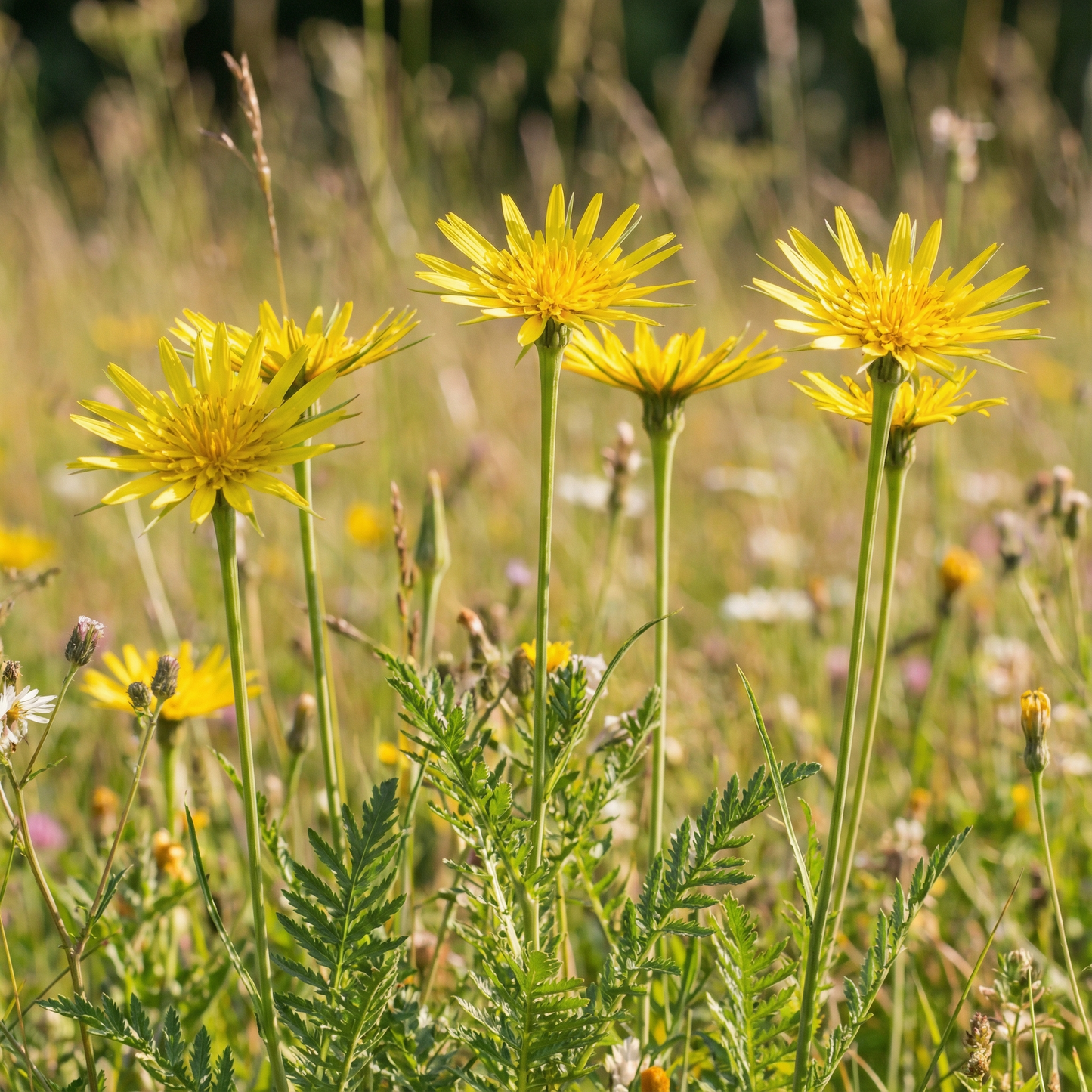 Tragopogon pratensis Wildflower Seeds for Planting – Meadow Salsify Perennial Garden Flower