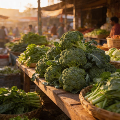 Broccoli Leaf Spigariello Seeds – Premium Organic Vegetable Seeds for Leafy Greens
