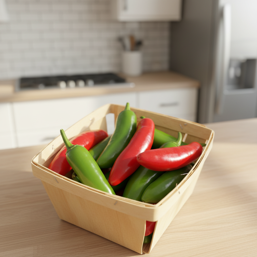 Hot Pepper Serrano Seeds – Premium Quality Chili Seeds for Gardening