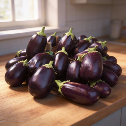 Aubergine Bonica F1 Hybrid Seeds for Planting – Vegetable Seeds