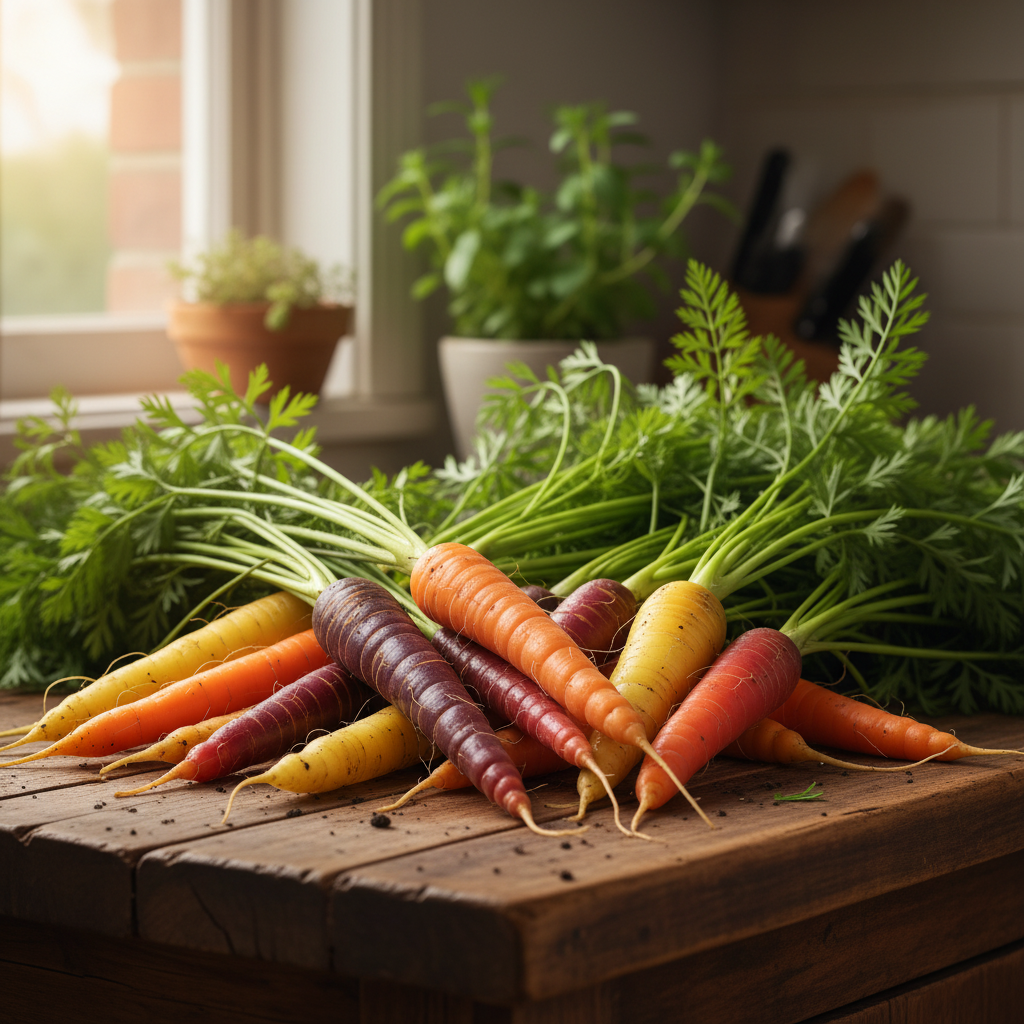 Rainbow Mix F1 Carrot Seeds for Planting – Colourful Sweet Tender Hybrid Carrot Seeds