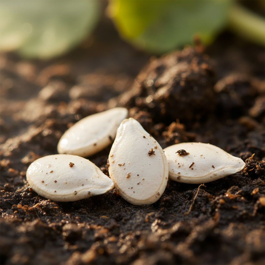 White Pumpkin Seeds –  Heirloom Open-Pollinated Vegetable Seeds