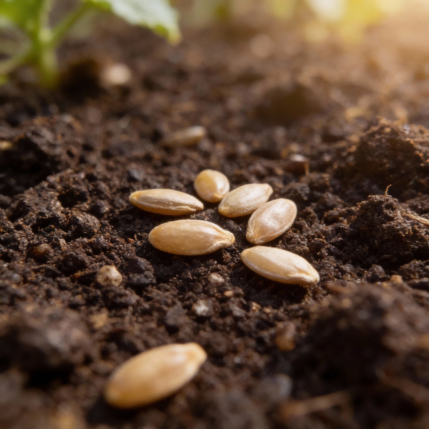 Sponge Gourd Dark Green Seeds