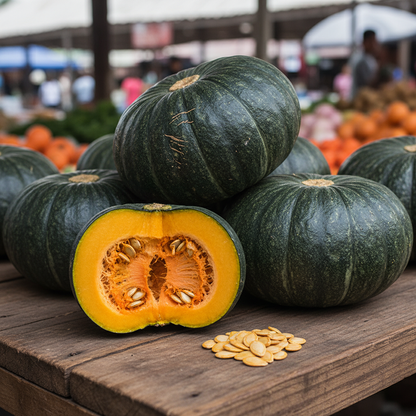 Japanese Green Pumpkin Seeds for Planting