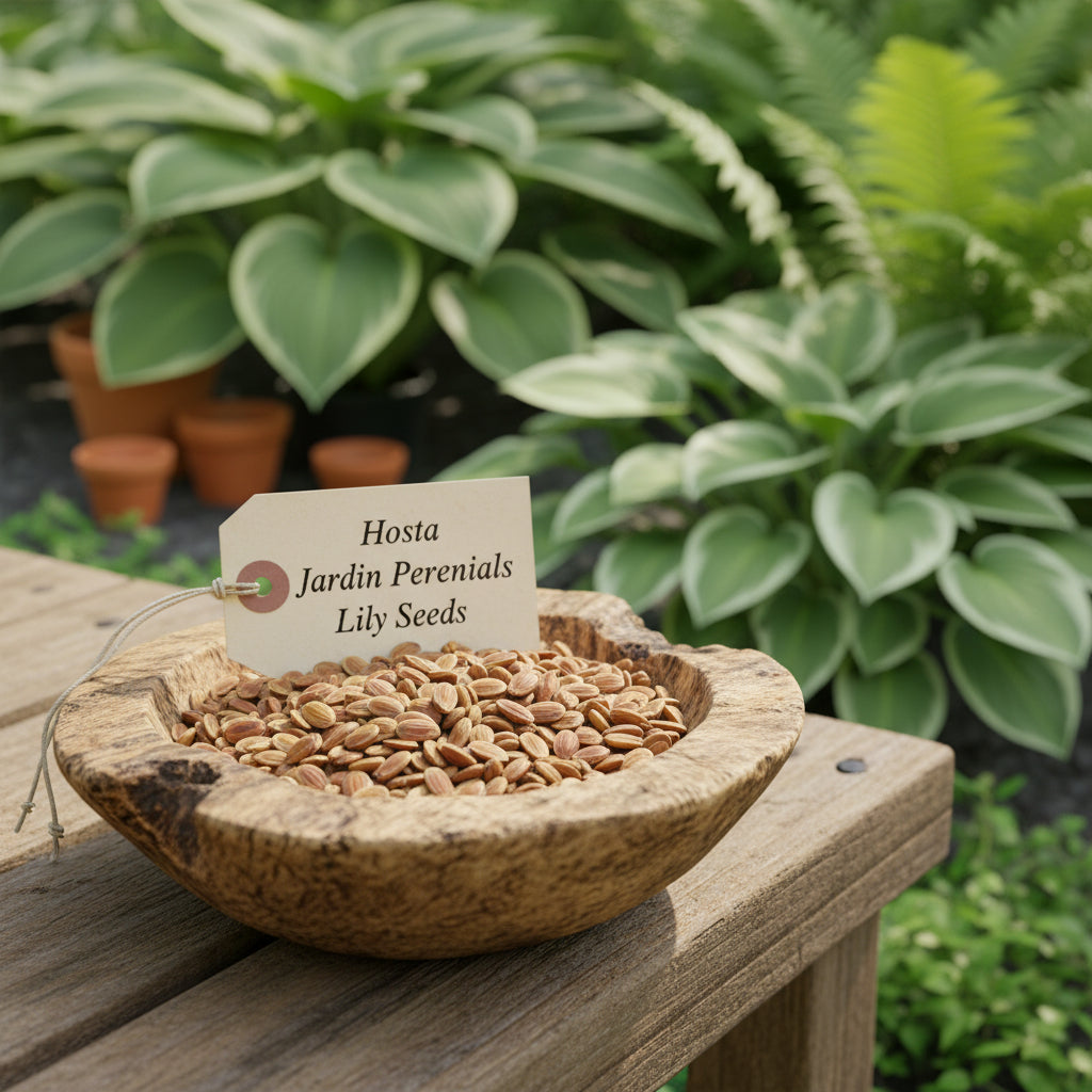 Hosta Jardin Lily Seeds for Planting – Shade Loving Ornamental Perennial Plant