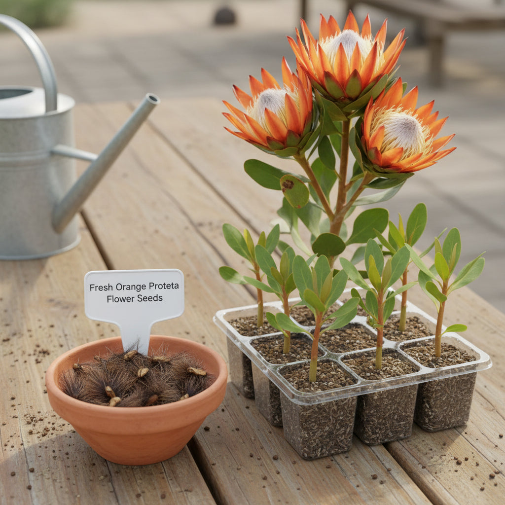 Orange Protea Flower Seeds for Planting