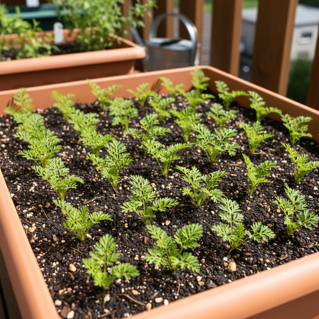 Thumbelina Carrot Seeds - Heirloom Mini Carrot Seeds for Home Garden