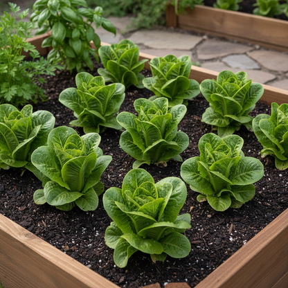 Winter Density Lettuce Seeds – Hardy, Crisp, Compact Romaine for Year-Round Growing