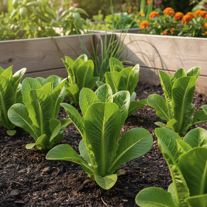 Green Romaine Lettuce Seeds – Fresh Crisp Home-Grown Greens