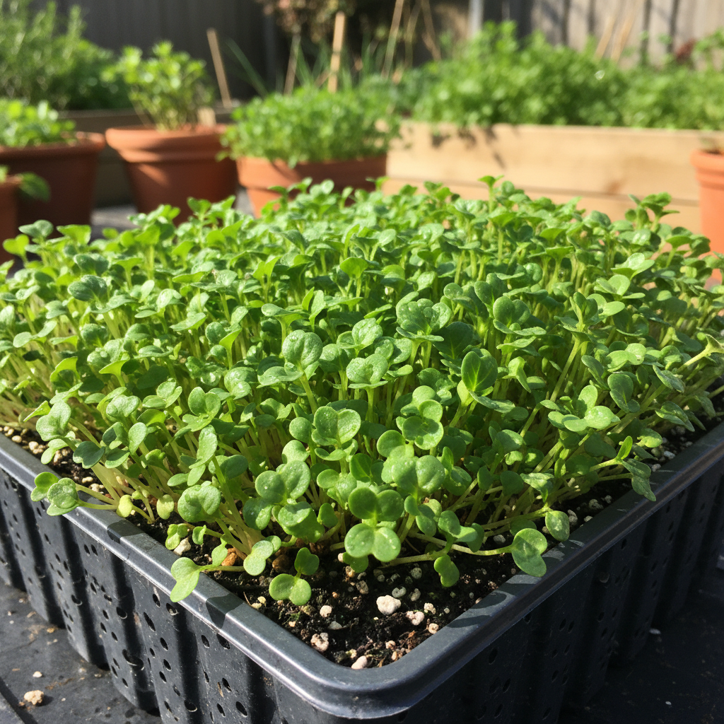 Wrinkled Crinkled Cress Seeds – Fast Growing Flavorful Leafy Greens