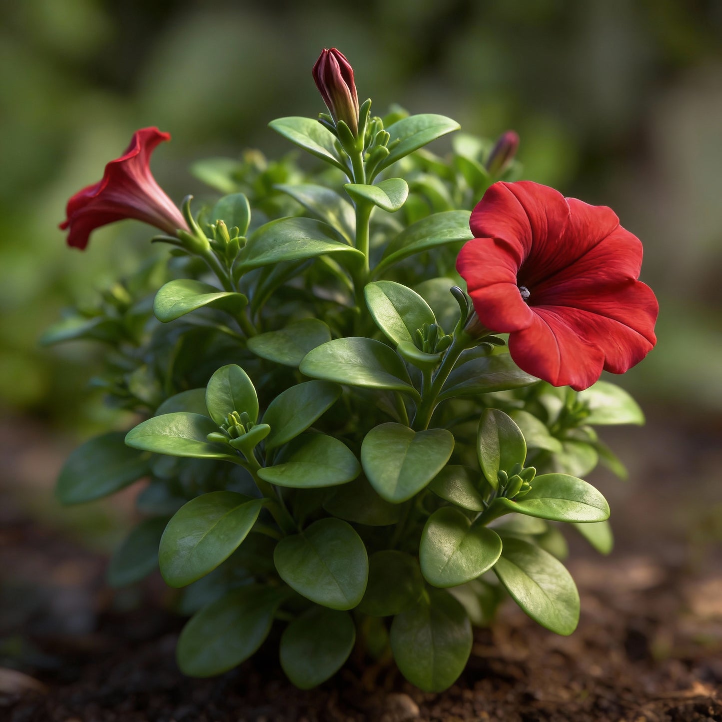 Scarlet Red Petunia Seeds for Gardens and Hanging Baskets