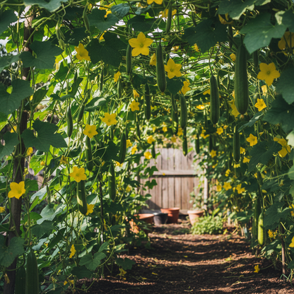 Heat and Cold Tolerant Loofah Seeds – Resilient Climbing Vines